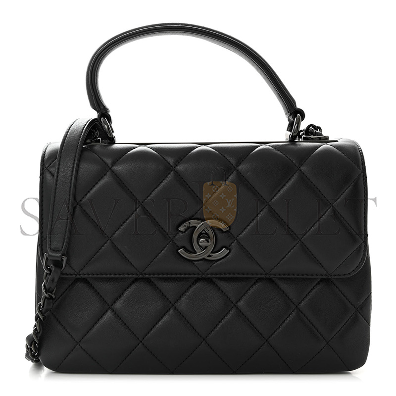 CHANEL TRENDY CC LAMBSKIN FLAP BAG A92236 (25*17*9cm) 
